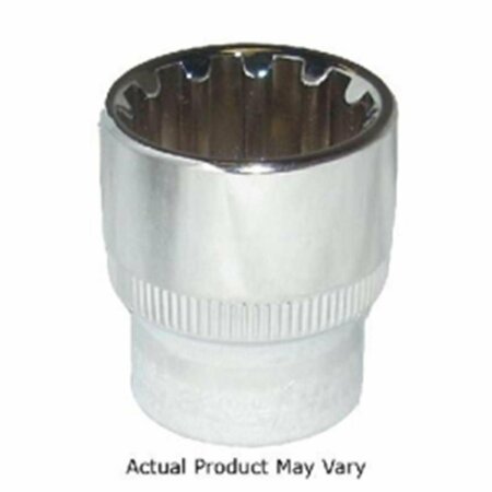 KEEN 0.37 in. Drive Chrome Spline Socket - 0.81 in. KE3541338